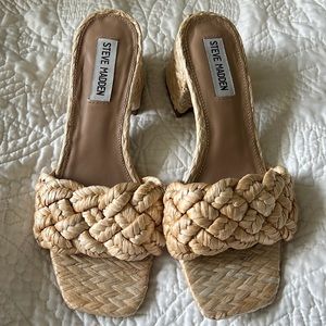 Steve Madden Raffia Heels
